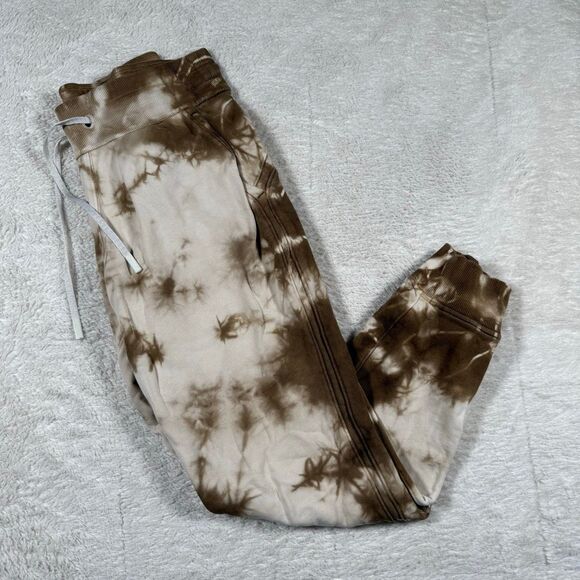 Lululemon Down Warm Jogger Athletic Pants Earth Dye Sand - Picture 2 of 8